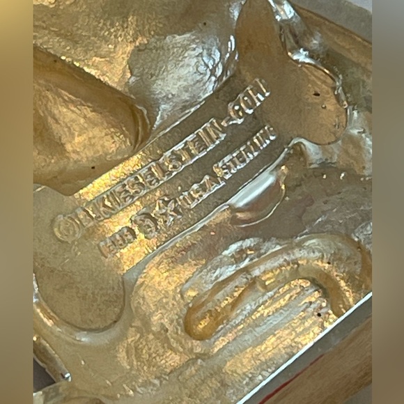 Large Labrador Barry Kieselstein-Cord Belt Sterling Silver Numbered Vintage 1989 - Picture 8 of 15